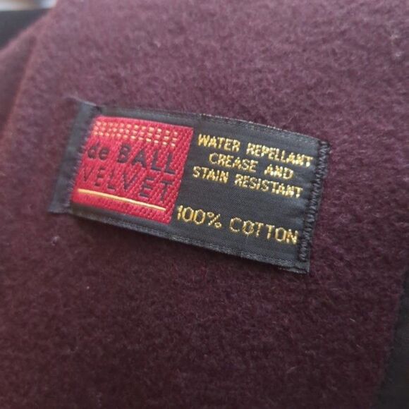 Vintage 1970s Jofeld Wool Coat Plum Swing Velvet Trim Winter Plus Size 1X - Picture 9 of 15